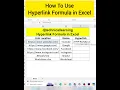 How To Use Hyperlink Formula in Excel Hyperlink Function in Excel