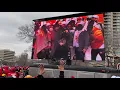 CHIEFS PARADE SPEECH - TRAVIS KELCE