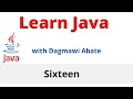 16 Learn Java with Dagmawi-Abate Arrays Continued Amharic