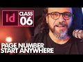 How to Start Page Numbers from Any Page in InDesign - Eng Sub