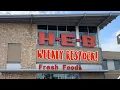 HEB Grocery Haul Fresh Produce Work Week Lunches Vacation Travel Sizes Pantry Restock