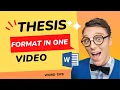 How to Format Your Master Dissertation Line Spacing Margins Text Font and Size and Justification