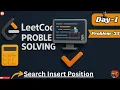 LeetCode 35 Search Insert Position C Easy Binary Search Solution Explained