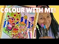Relaxing Colouring for Kids Family Kawaii Cats Dog