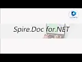 Spire Doc-A Professional NET Word Library