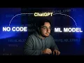 How I Built an ML Model Without Coding Skills