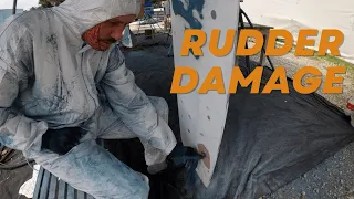 We Found a HOLE in the RUDDER…NOT GOOD | Sailing Zephyr –  Ep.152