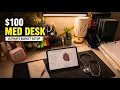 My Minimalist Med School Desk Setup for 12-Hour Study Days Cheap Functional