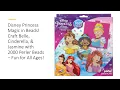 Disney Princess Magic in Beads Craft Belle Cinderella Jasmine w 2000 Perler Beads for All Ages