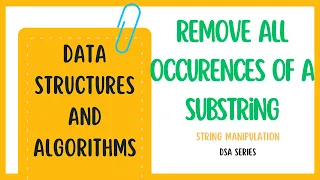 Remove All Occurrences of a Substring Java Solution LeetCode