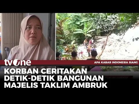 Kesaksian Korban Selamat Tragedi Bangunan Majelis Taklim Ambruk di Bogor