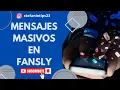 How to MAKE MASS MESSAGES on FANSLY
