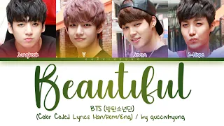 BTS 방탄소년단 Beautiful Color Coded Lyrics Han Rom Eng 