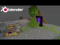 How to Import Minecraft Worlds Into Blender in 1 Minute