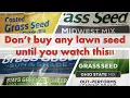 What to look for when buying grass seed