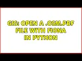 GIS Open a osm pbf file with fiona in python