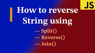JavaScript How to Reverse the words in the same place Array methods Using split-reverse-join