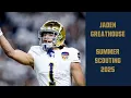 Jaden Greathouse vs Penn State 2024