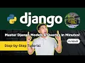 Master Django Models Shell DB Queries Complete Python Django Tutorial