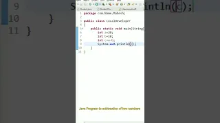 Java Program to subtraction of two numbers Local Developer
