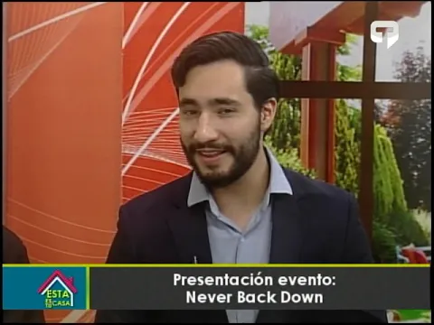 Presentación evento Never Back Down