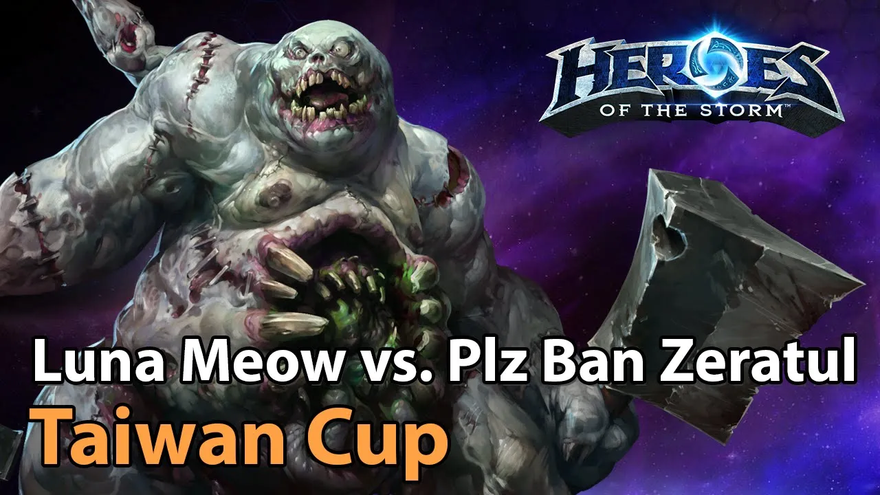 ► Taiwan Tournament - Please Ban Zeratul vs. Luna Meow - Heroes of the Storm Esports