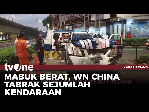 Tiga Orang Jadi Korban usai Ditabrak WN China yang Sedang Mabuk