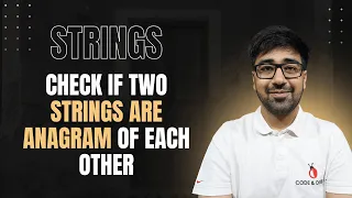 DSA in Python - Valid Anagram Hash Map vs Sorting O n vs O n log n Part 223 Hindi
