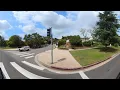 Driving down North Edgemont Street in LA