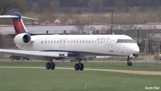 SkyWest Delta CRJ-900 Closeup Landing KMSP - N899SK