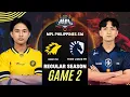 Download Lagu [GAME 2] ONIC PH vs TEAM LIQUID PH MPL PH S16 REGULAR SEASON | ONIC vs TLPH