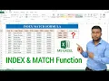 MS Excel - Index Match Formula How to use Excel Index Match Index Match Formula in Excel