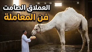 طريقة التعامل مع الجمل وإطعامه من الإيد مع السروي