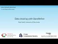 R Data Carpentry workshop 13-14 Oct 2020 - Data cleaning with OpenRefine