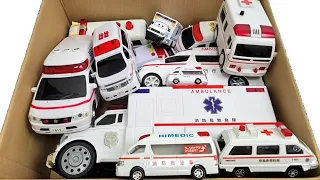 救急車のミニカー坂道走る。走行テスト！いっぱい走る走る☆ Running, running, ambulance miniature car hill running. driving test!