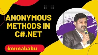 Anonymous Methods in C net