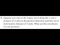 How to Plot Points from a Word Problem in 3D 12 1 1