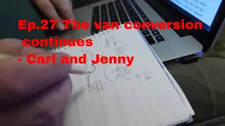 Ep.27 The van conversion continues for our drive to the boat – Carl and Jenny