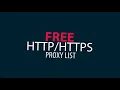 HTTP Proxy List Fresh