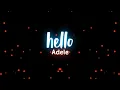 Adele - Hello 8d hello from the other side