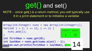 Unit 7 Lesson 2 ArrayList Methods