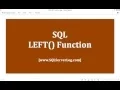 35 - SQL LEFT Function