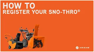 How to Register an Ariens Snow Blower Ariens