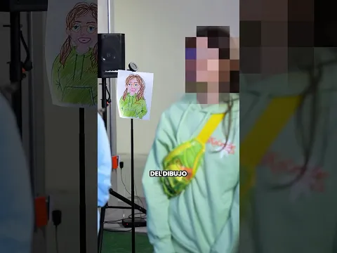Dibujamos una PERSONA y la ENCONTRAMOS en la vida REAL 😦😱