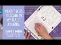 Creating a Weight Loss Tracker in my Bullet Journal - VIP Masterclass