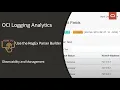 OCI Logging Analytics How to use a RegEx Parser Builder