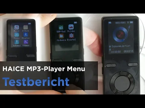 Download MP3 HAICE MP3-PLAYER im Test - Das Menü