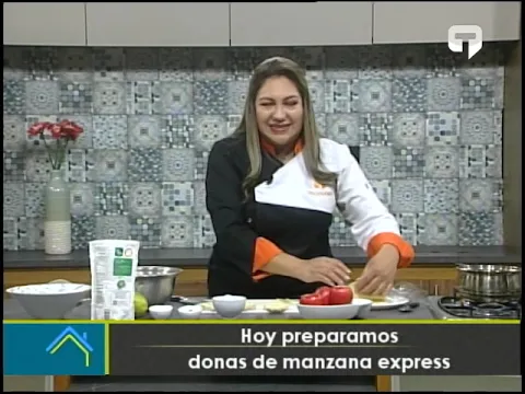 Cocina en Casa: Hoy preparamos donas de manzana express