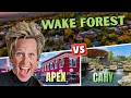 Wake Forest vs Apex vs Cary NC Which Raleigh Suburb is BEST