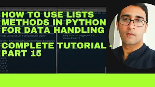 Learn python in Hindi - Learn all Lists methods
